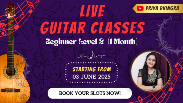 JUNE 2025 - LIVE GUITAR CLASSES cover