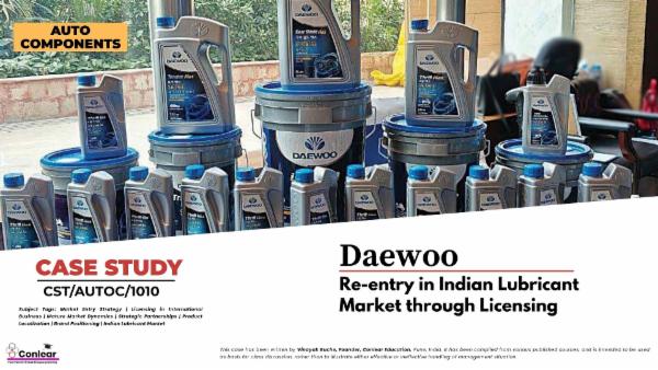 Daewoo: Re-entry in Indian Lubricant Market through Licensing cover