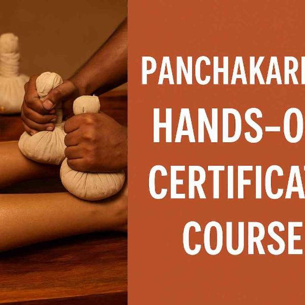 PANCHAKARMA HANDS ON CERTIFICATE COURSE cover