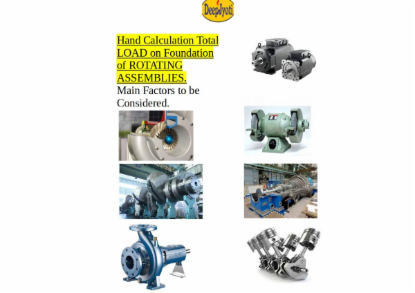Core Technique: Calculating Foundation Loads in Rotating Machine Design cover