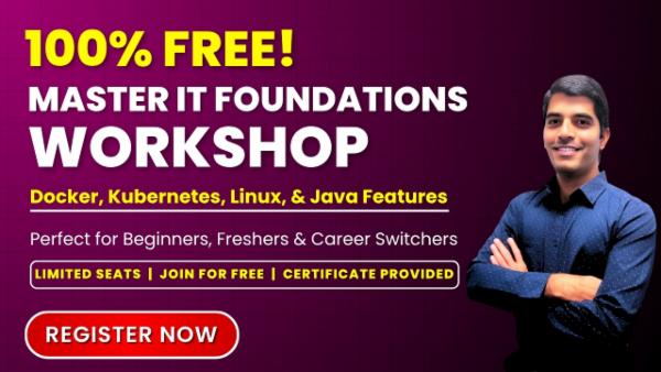 100% Free! - Master IT Foundations: Java, Docker, Kubernetes & Linux cover