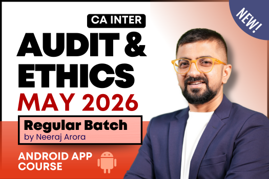 CA Inter Audit Regular Batch for May 2026 - Android App Classes cover