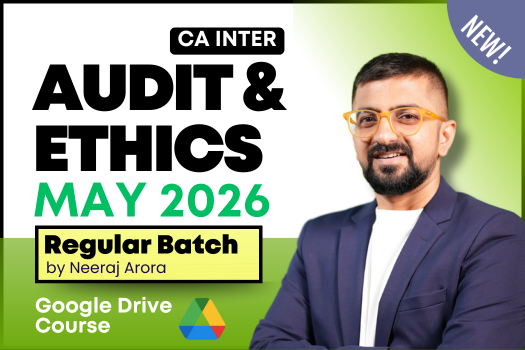CA Inter Audit Regular Batch for May 2026 - Google Drive Classes cover