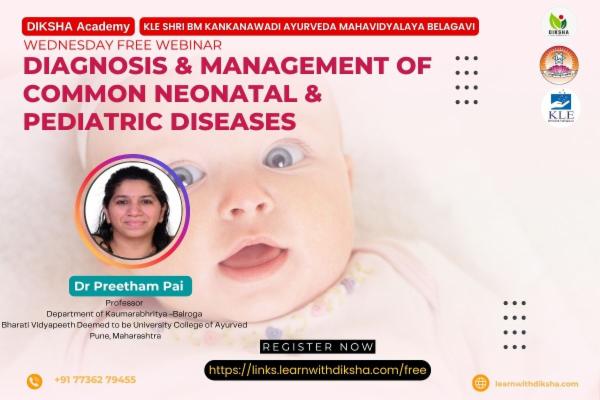 Diagnosis & Management of Common Neonatal & Pediatric Diseases cover