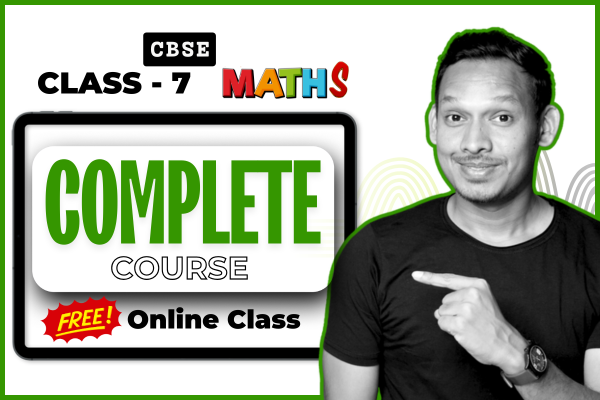 CLASS - 7TH MATHS CBSE COMPLETE COURSE 2025-26 (FREE) | e-point Coaching cover