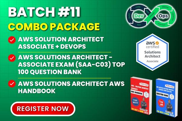 AWS + DevOps 3 in 1 Combo Package cover