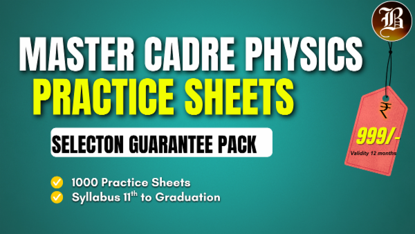 MASTER CADRE PHYSICS SELECTION GUARANTEE PRACTICE PACK cover