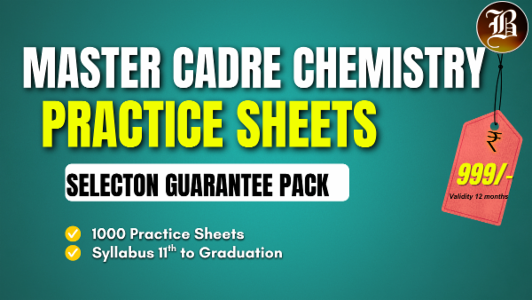 MASTER CADRE CHEMISTRY SELECTON GUARANTEE PRACTICE PACK cover