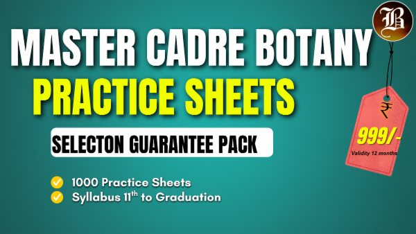 MASTER CADRE BOTANY SELECTION GUARANTEE PRACTICE PACK cover
