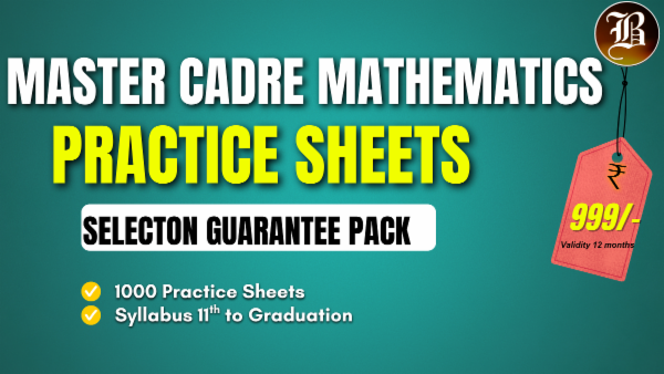 MASTER CADRE MATHEMATICS SELECTION GUARANTEE PRACTICE PACK cover
