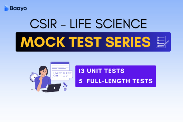 JRF TEST SERIES - CSIR NET LIFE SCIENCE cover