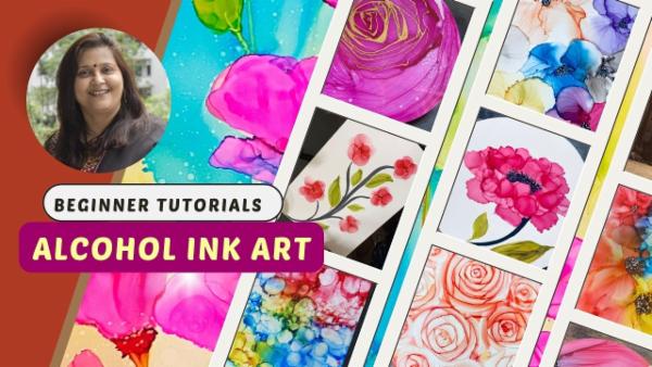 Alcohol Ink Art for Beginners cover