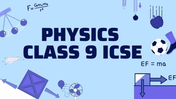 Standard 9 Physics ICSE cover