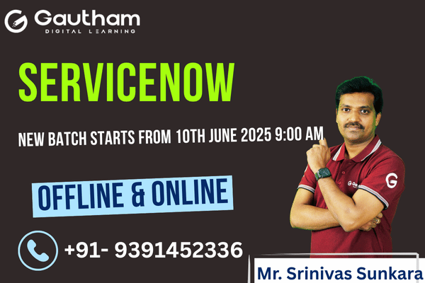 ServiceNow Live Classes : New Batch Starts from 10th June 2025 9:00 AM cover