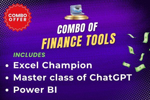 Combo of finance tools cover