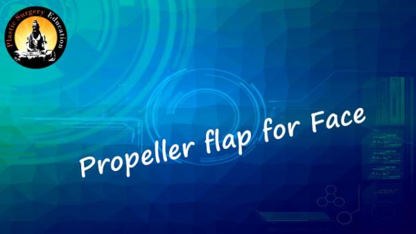 Propeller flap for face cover
