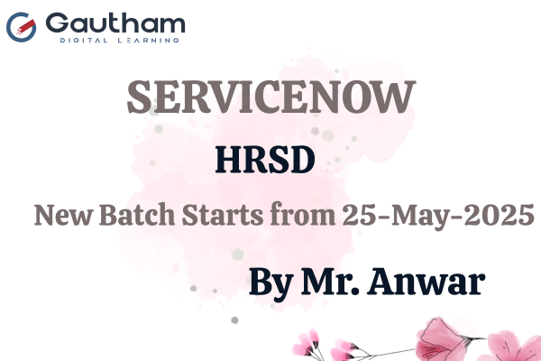 ServiceNow HRSD - New Batch Starts from 25-May-2025 cover