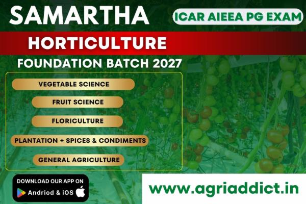 Horticulture Paid Online Master Course-2027 for ICAR PG EXAM cover