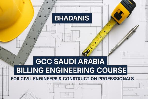 GCC SAUDI ARABIA BILLING ENGINEERING COURSE FOR CIVIL ENGINEERS & CONSTRUCTION PROFESSIONALS cover