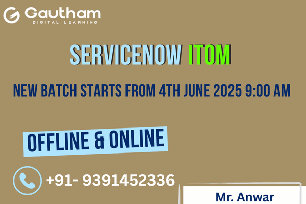ServiceNow ITOM - New Batch Starts from 4th June 2025 9:00 Am cover
