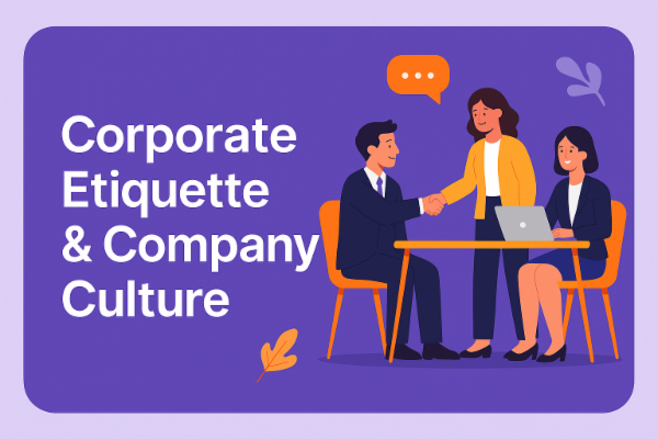 Assess your 'Corporate Etiquette and Company Culture' Fit cover