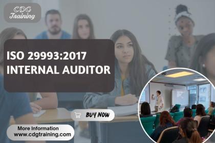 ISO 29993:2017 Internal Auditor cover
