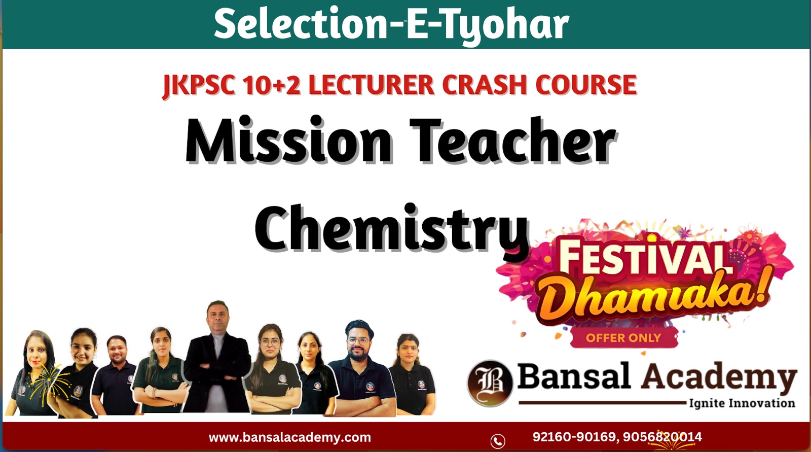 JKPSC 10+2 LECTURER CHEMISTRY CRASH COURSE cover