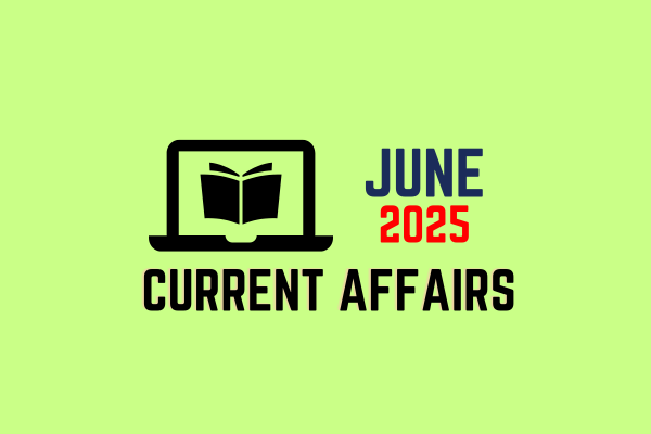 Current Affairs PDFs - June 2025 cover