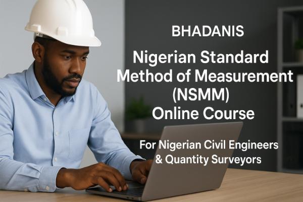 Nigerian Standard Method of Measurement (NSMM) For Civil Engineers , Construction Professionals and Quantity Surveyors cover