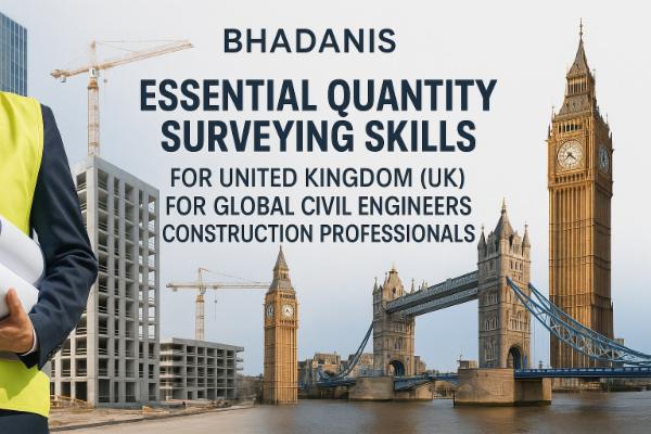 Essential Quantity Surveying ( QS ) Skills for United Kingdom for Global Civil Engineers & Construction Professionals cover