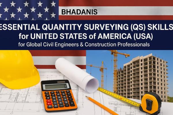 Essential Quantity Surveying ( QS ) Skills for United States of America ( USA ) for Global Civil Engineers & Construction Professionals cover