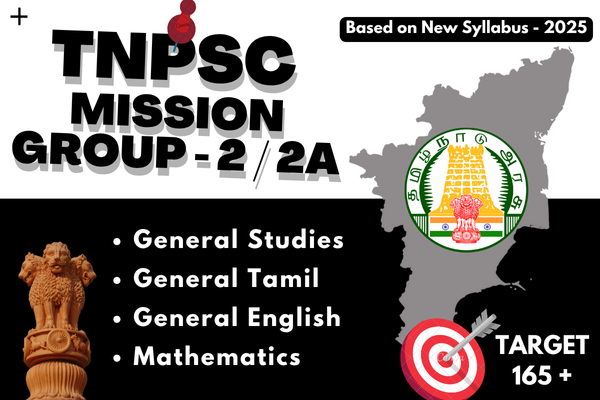 TNPSC MISSION - GROUP 2 / 2A - 2025 cover