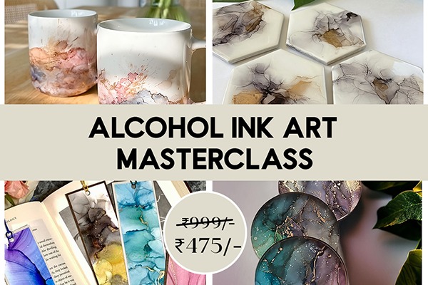 Alcohol Ink Art Workshop ( 04 days course )
