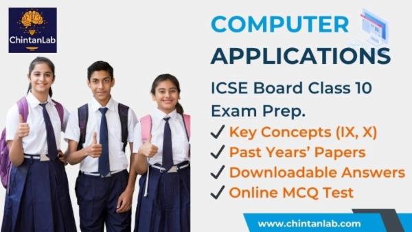 ICSE Board Prep.(X)- Computer Applications: 2016–2025 Board Papers + Practice Tests cover