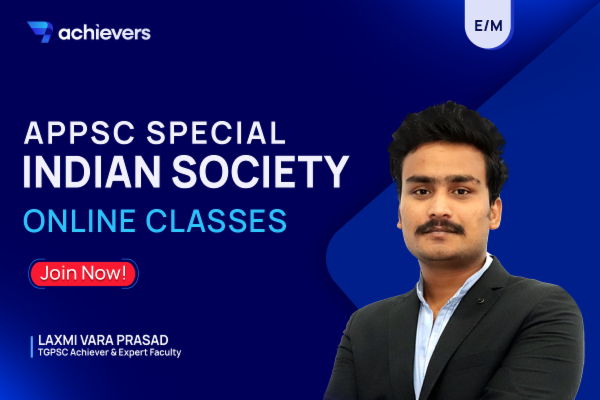 APPSC Indian Society Classes in English