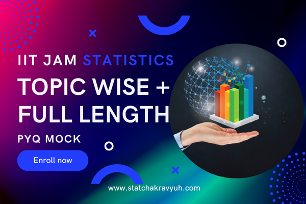 IIT JAM Statistics Full Length + Topic wise PYQ Mock Tests cover