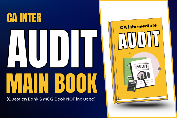 CA Inter Audit Class Notes cover