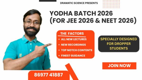YODHA BATCH 2026 (DROPPER COURSE : JEE 2026 & NEET 2026) cover