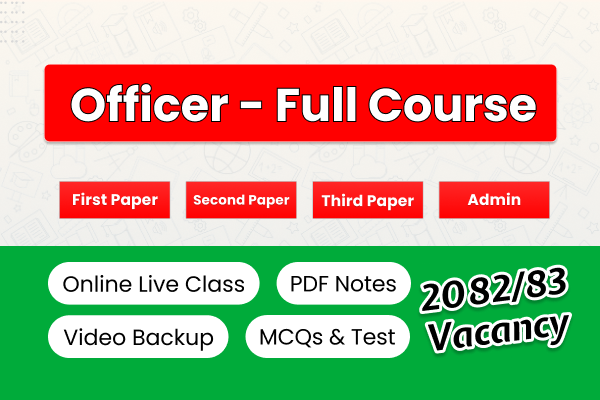 Section Officer Full Course Bundle | General Administration | English Medium - Batch 2082 cover