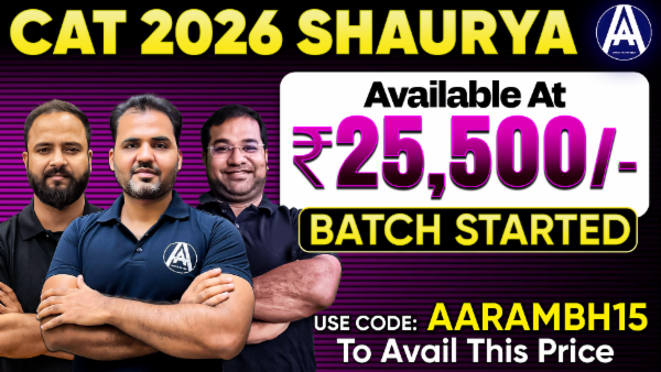 CAT 2026 Shaurya Batch With OMETS : Comprehensive CAT Exam Preparation cover