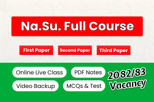Nayab Subba Full Course Bundle | General Administration | English Medium - Batch 2082 cover