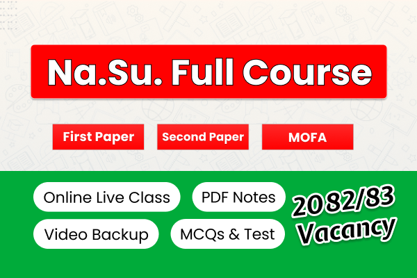 Nayab Subba Full Course Bundle | English Language and Diplomacy (MOFA) | English Medium - Asar Batch 2082 cover