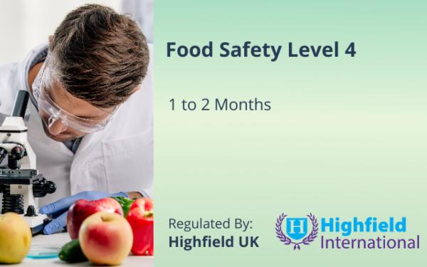 Food Safety Level 4 cover