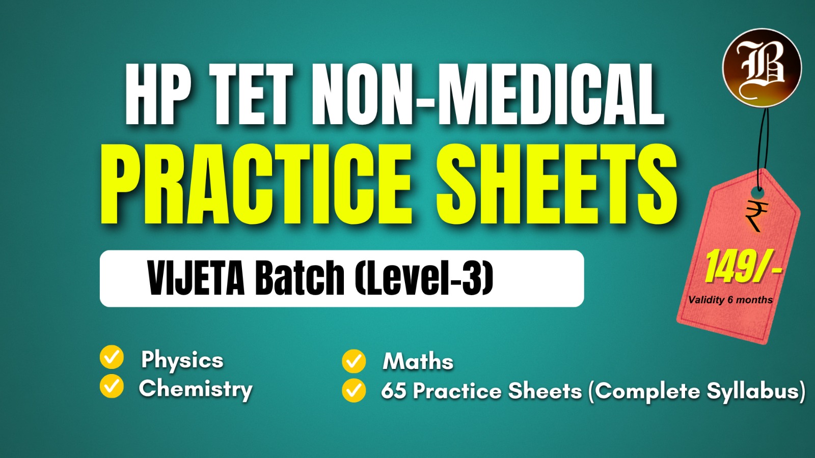 HP TET NON MEDICAL VIJETA PRACTICE PACK