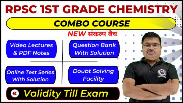 Complete Combo Course RPSC PGT (1st Grade) Chemistry - Sankalp Batch (Validity Till Exam) cover