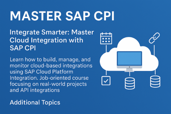 Master SAP CPI (Cloud Platform Integration) cover