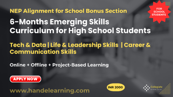 6-Month Emerging Skills Curriculum for High School Students cover