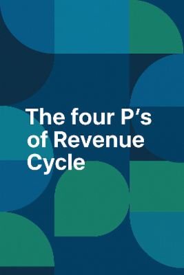 The Four P's of Revenue Cycle cover