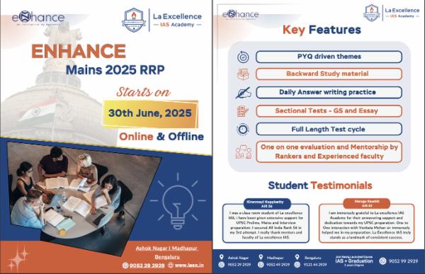 Enhance Mains 2025 Rapid Revision Program  cover