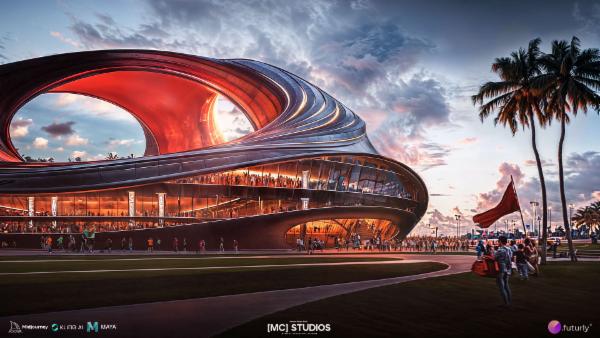 3D+AI: Stadium cover